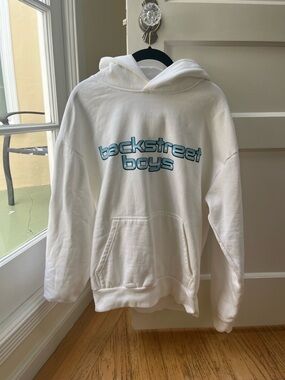 Backstreet Boys White Hooded Sweatshirt from Las Vegas Sphere